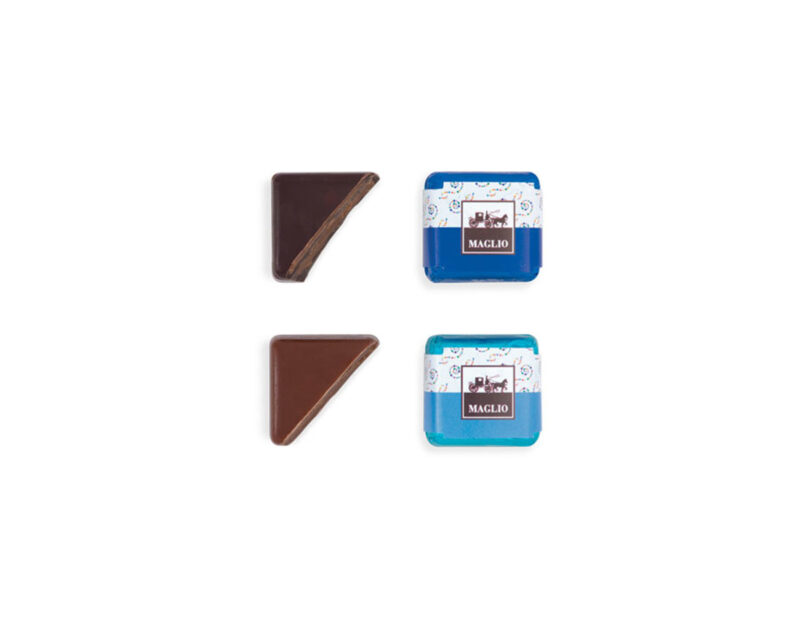 Quadrotti alle creme, Croccantino fondente (3 kg)