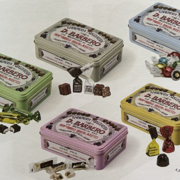 Eleganti scatole di metallo, mix (100, 130 o 150 g)
