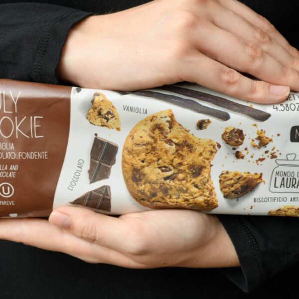 Giuly Cookie, biscotto alla vaniglia naturale con pezzi di cioccolato fondente (130 g)