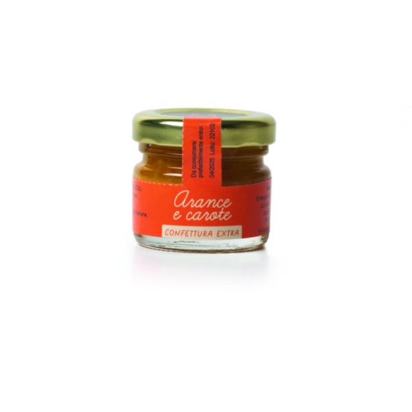 Marmellata di frutta, ARANCE e CAROTE (30 g)