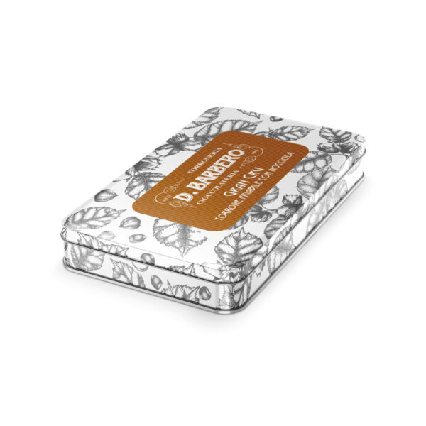 NEW: Torrone "Gran Cru" nocciola in scatola di metallo (100 g)