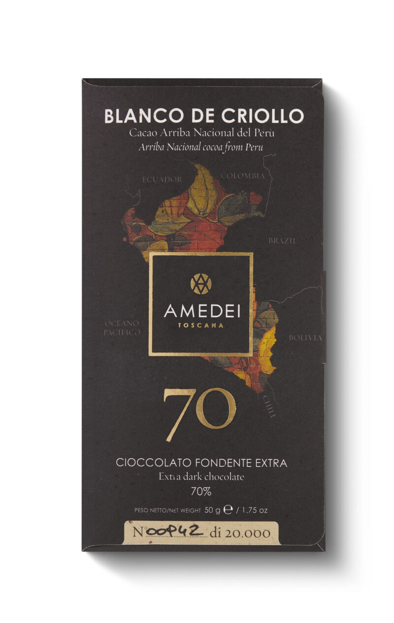 BLANCO DE CRIOLLO, cioccolato fondente extra 70% (50 g)