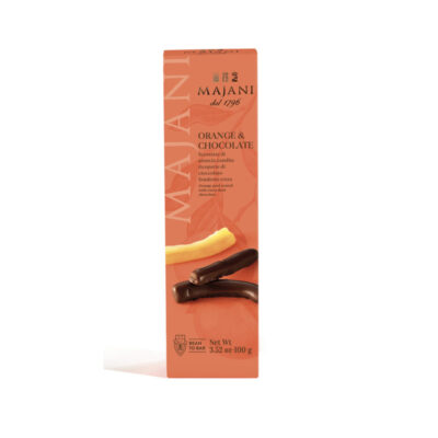 ORANGE e CHOCOLATE - scorzette di arancia candite ricoperte di cioccolato extra fondente