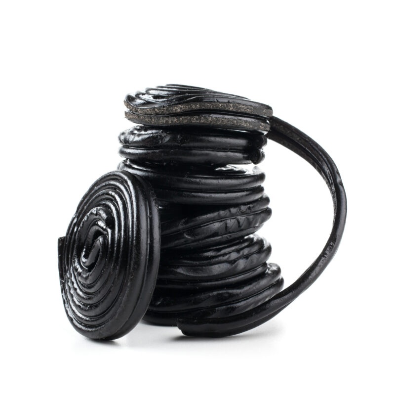 RUOTE di liquirizia morbida ed elastica in astuccio