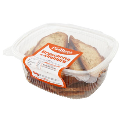 Bruschette di Altamura condita con olio extravergine e oregano, 12x 180g