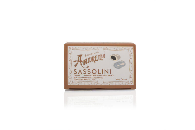 SASSOLINI, Confetti morbidi di liquirizia all'anice (100 g)
