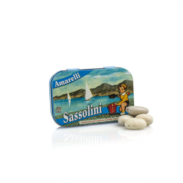SASSOLINI, Confetti morbidi di liquirizia all'anice (40 g)