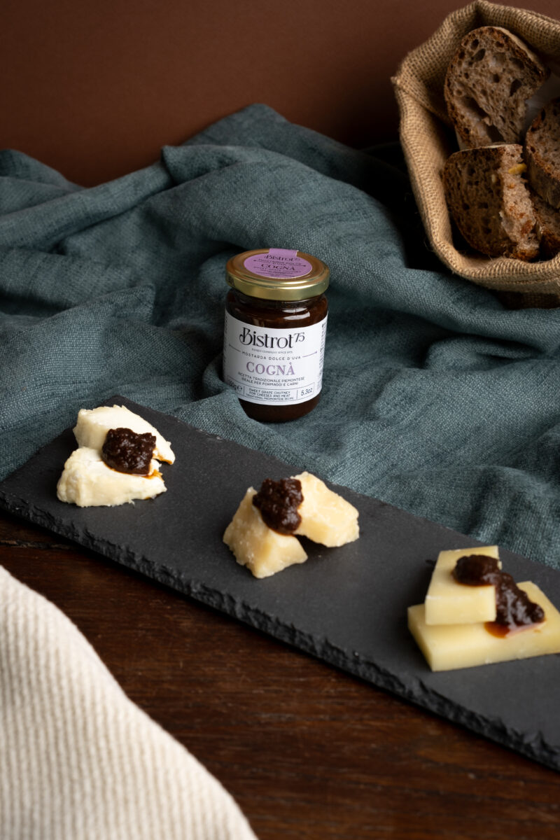 Mostarda dolce d'uva COGNÀ, ricetta tradizionale Piemontese (150 g) - Afbeelding 2