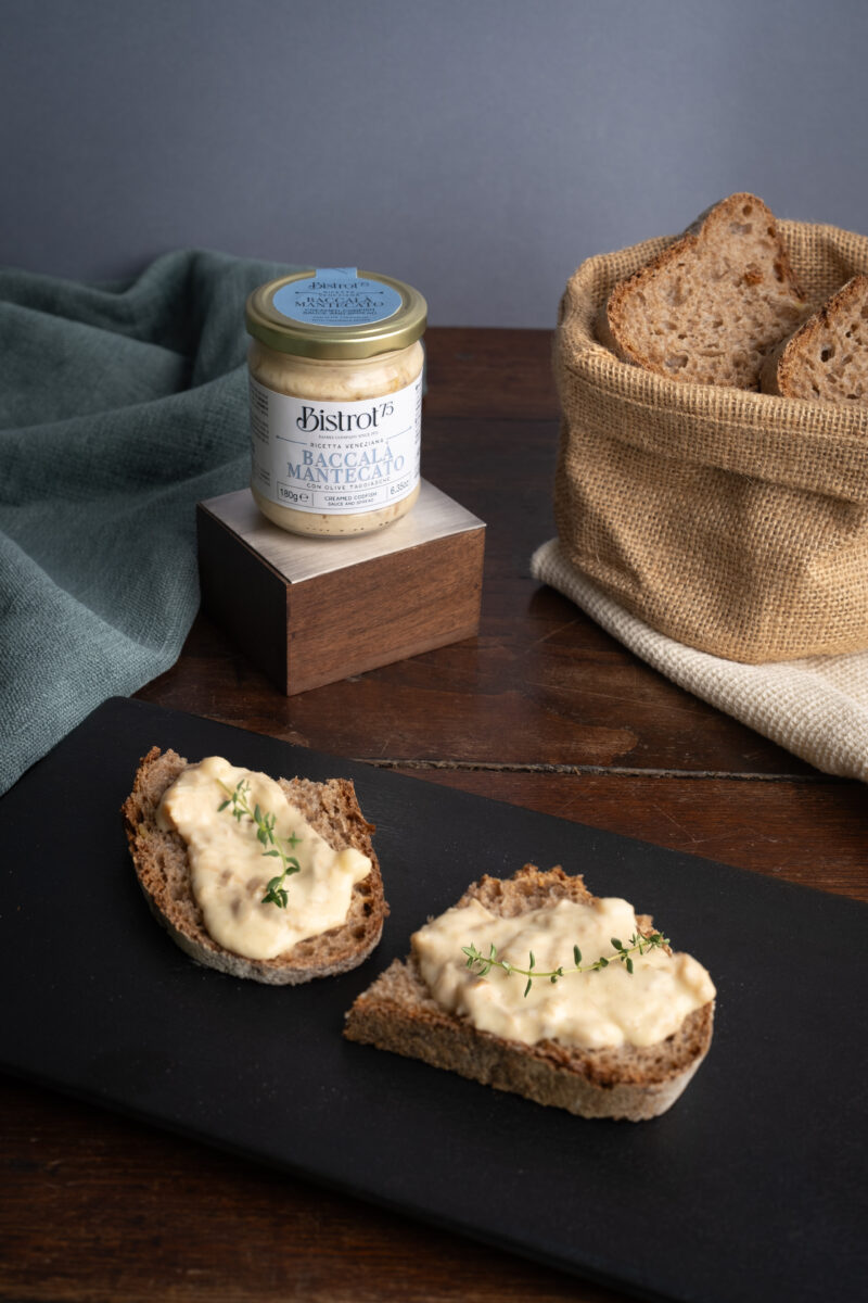 BACCALÀ MANTECATO, deliziosa brandade di filetto di merluzzo e olive taggiasche (180 g) - Afbeelding 3