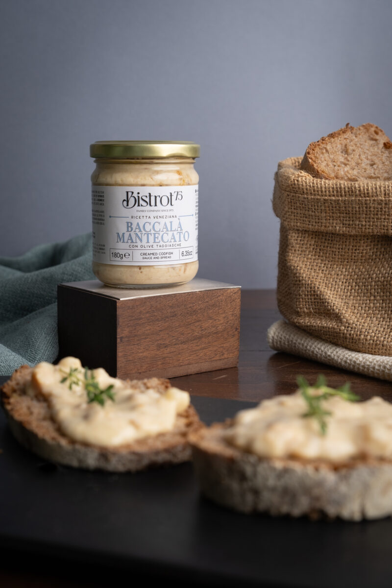BACCALÀ MANTECATO, deliziosa brandade di filetto di merluzzo e olive taggiasche (180 g) - Afbeelding 5