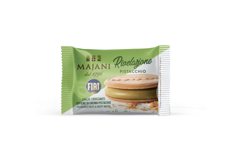 Rivelazione PISTACCHIO, cialde croccanti ripiene di crema pistacchio (21 g)