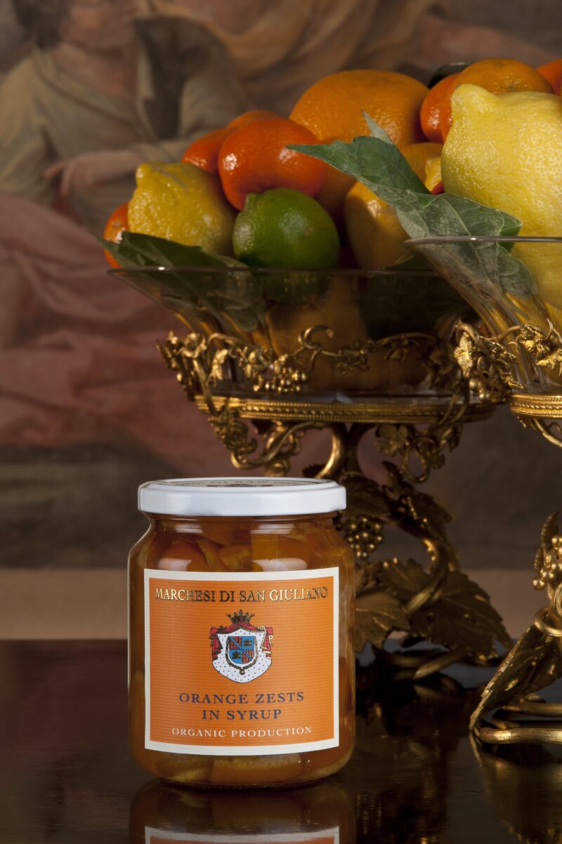 Orange zests in syrup (460 g)