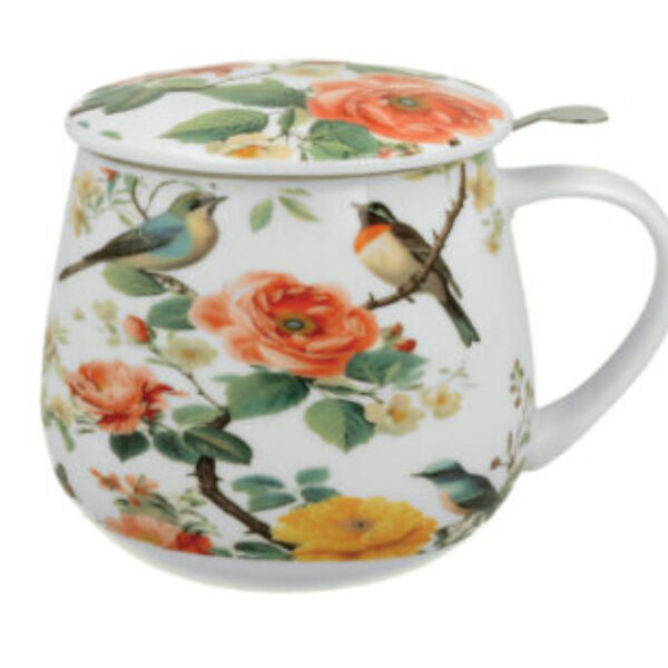 LOVING BIRDS, Tisaniera in porcellana con filtro in acciaio in gift box (400 ml) (Copy)