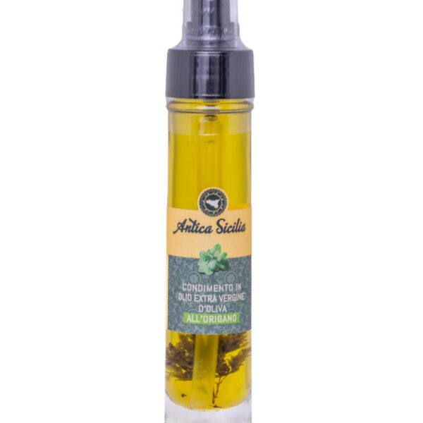 Olio e.v.o. all'origano,  bottiglia spray (5 cl)