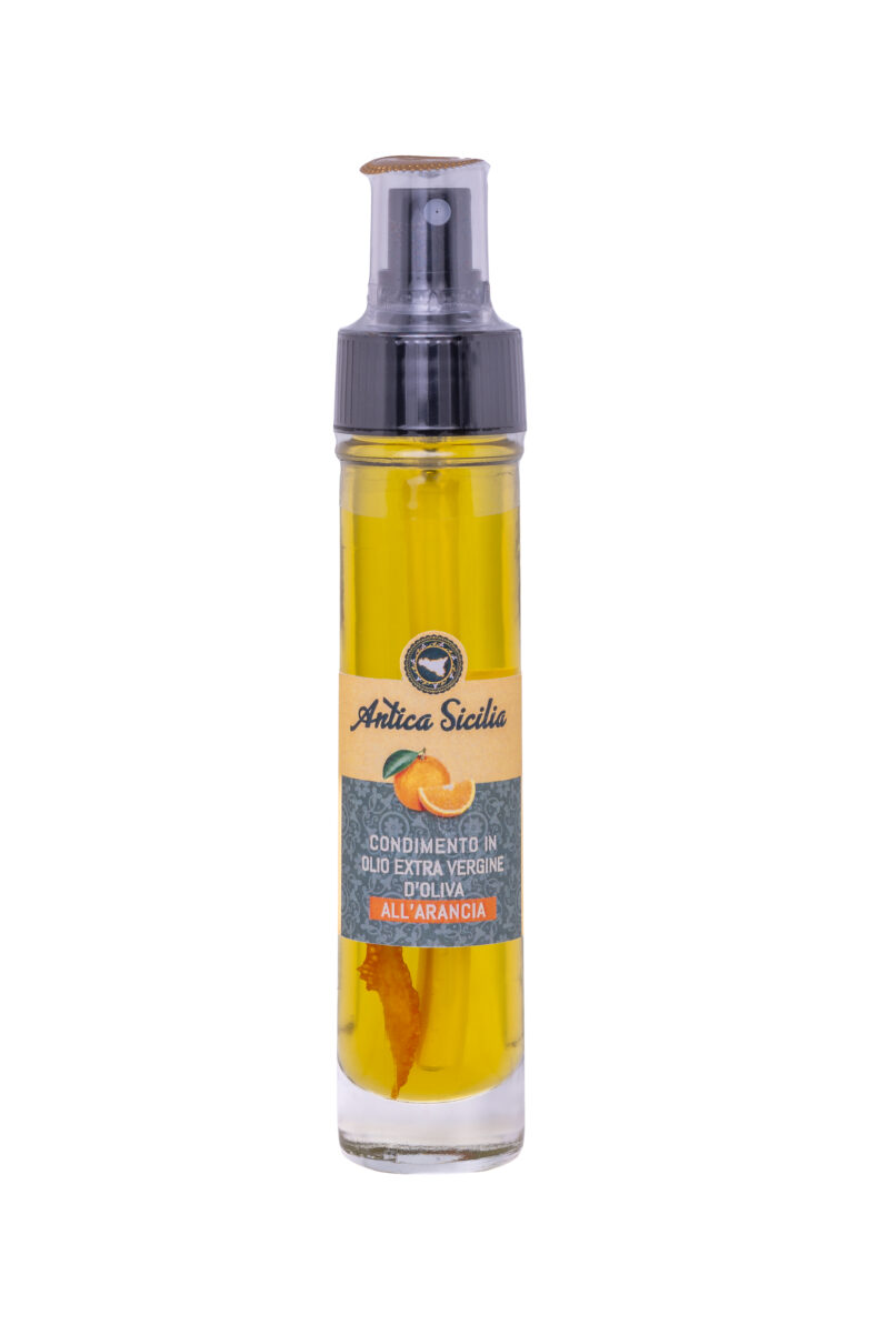 Condimento in olio e.v.o. all'Arancia in bottiglia spray (5 cl)