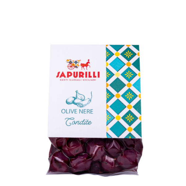 SAPURILLI - Olive Nere condite (300 g)
