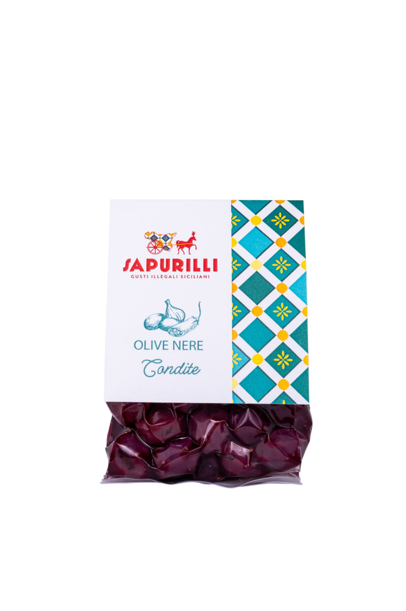 SAPURILLI - Olive  Nere condite (300 g)