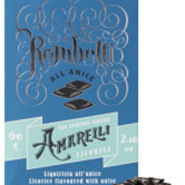 Amarelli - Rombetti 60g_609-1 ROMBETTI, Piccoli rombi di liquirizia pura all'anice (60 g)