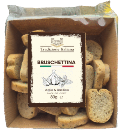 Bruschettina, Aglio & Basilico (80 g)