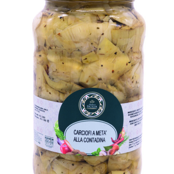 Carciofi alla contadina a spicchi (secchiello da 3,5 kg)