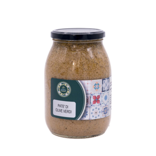 Patè di Olive verdi (vaso da 1 kg)