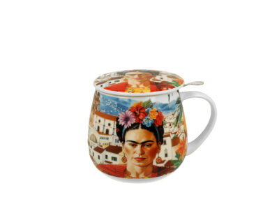 LOVING ARTS - Tisaniera in porcellana 0,4 l. con filtro in acciaio in gift box (400 ml)